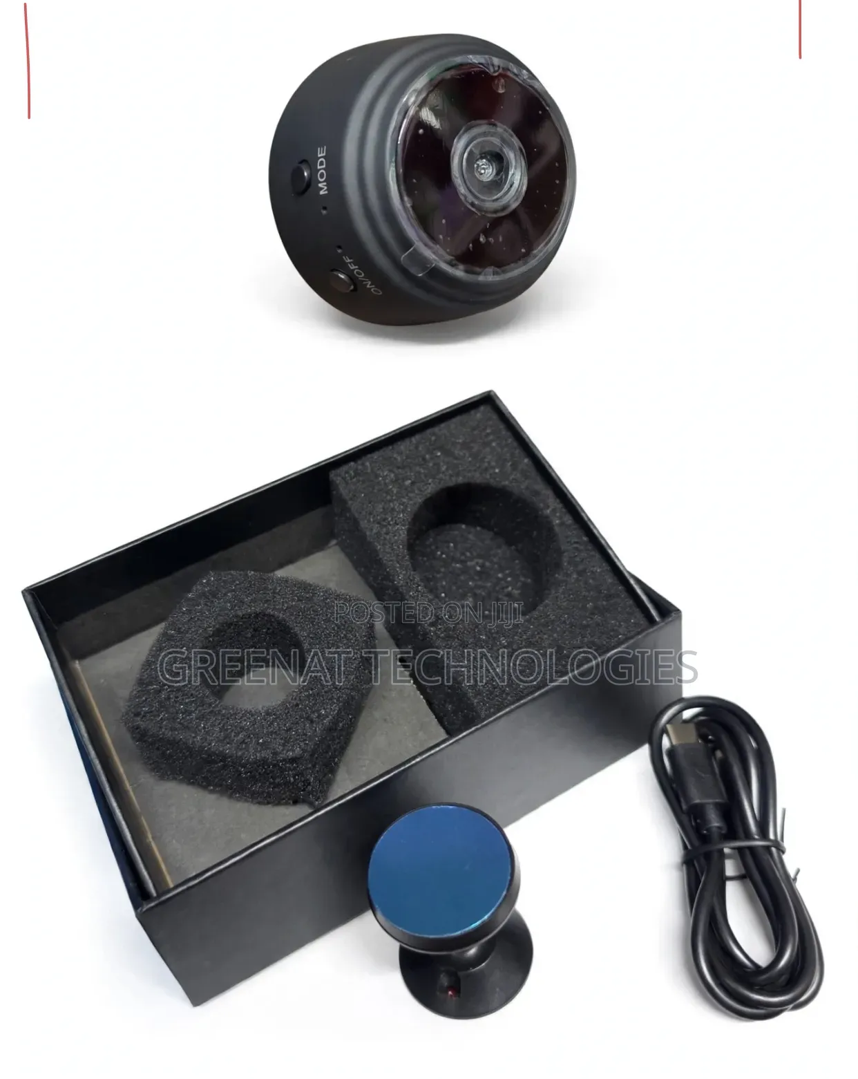 Mini Button Spy Camera FHD Magnetic Mini Security WiFi Camera 1080P