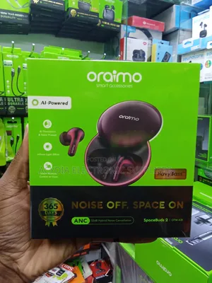Oraimo SpaceBuds 2 52dB Hybrid Noise Cancellation Bluetooth Earbuds