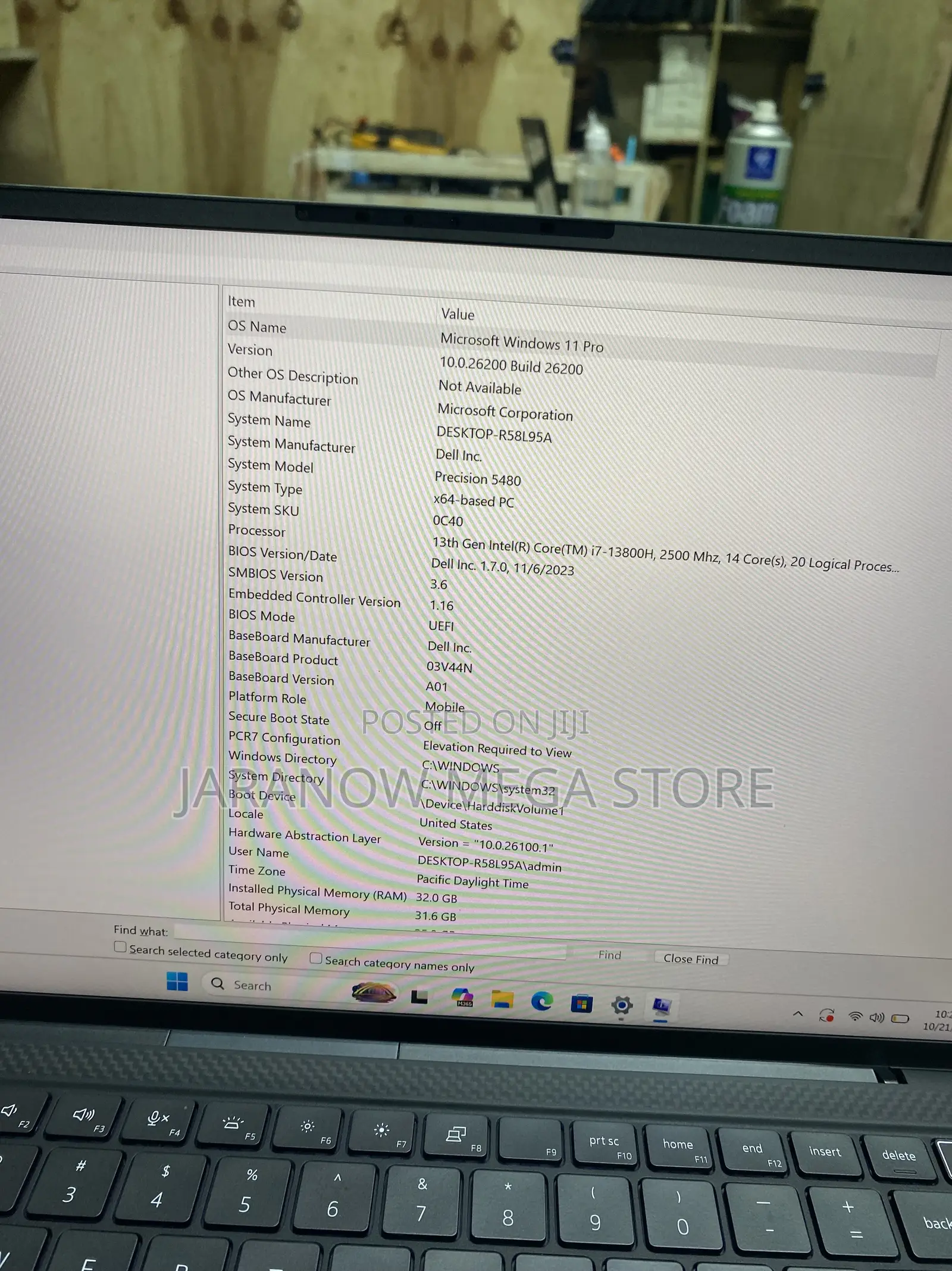 Laptop Dell Precision 5480 32GB Intel Core i7 SSD 1T