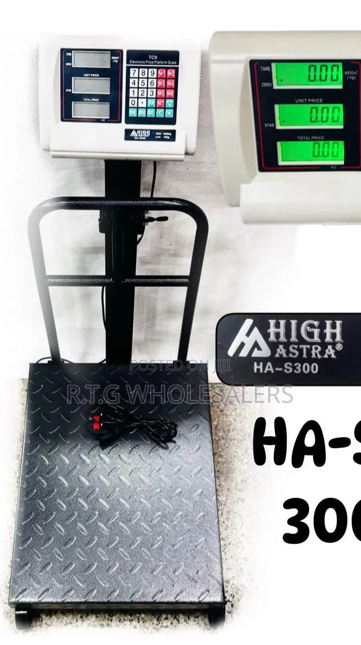 Heavy-Duty Platform Scale 150kg With Metal Guard