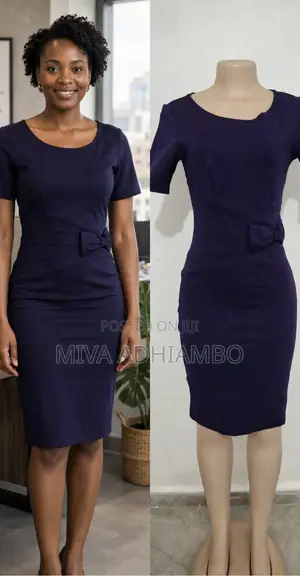 Beautiful Purple Pencil Dress
