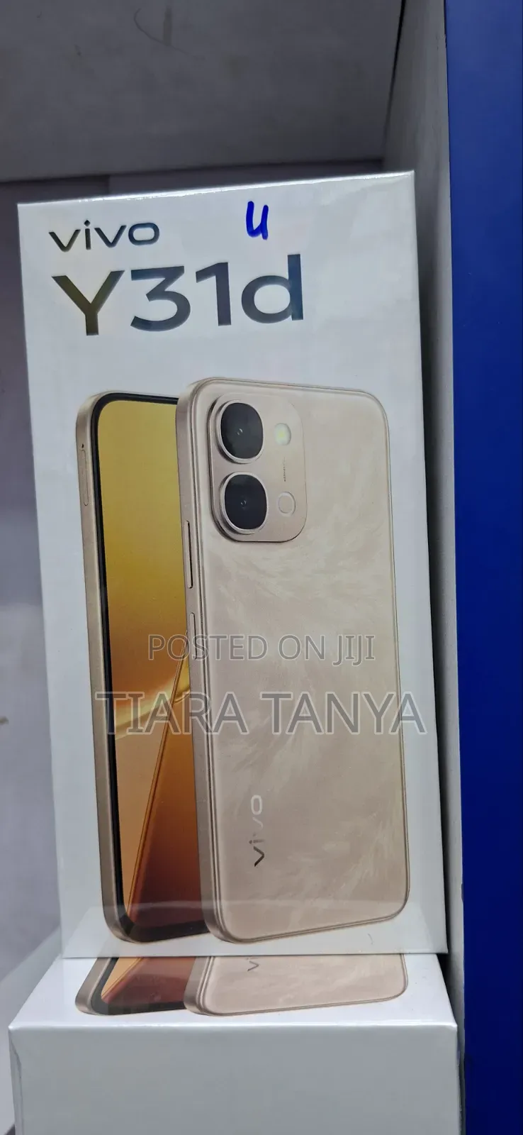 New Vivo Y31d 256 GB Black