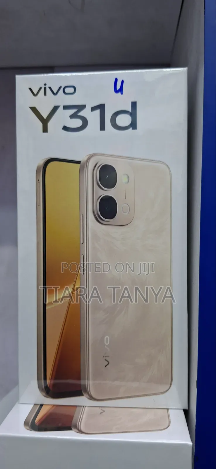 New Vivo Y31d 256 GB Black