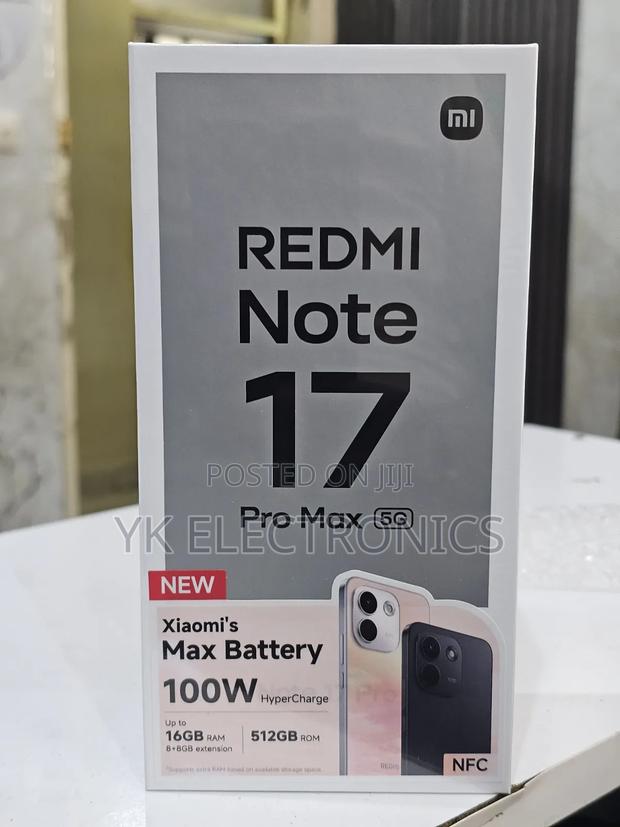 New Xiaomi Redmi Note 17 Pro Max 512 GB