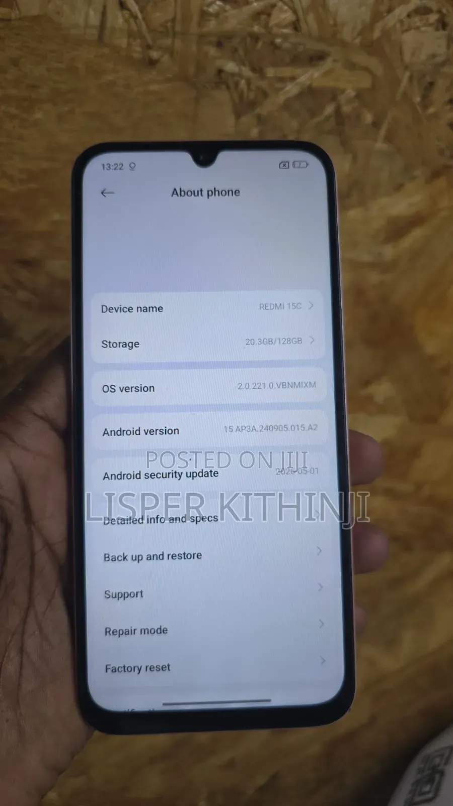 Xiaomi Redmi 15C 4G 128 GB Gold