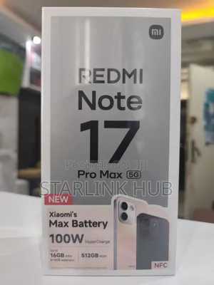 New Xiaomi Redmi Note 17 Pro Max 512 GB Purple