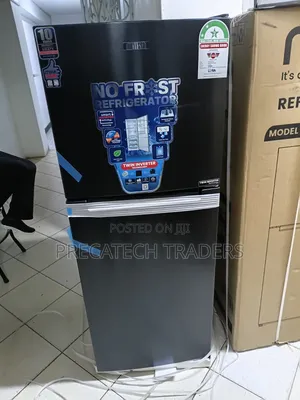 MIKA 197L Black Refrigerator – Stylish and Modern
