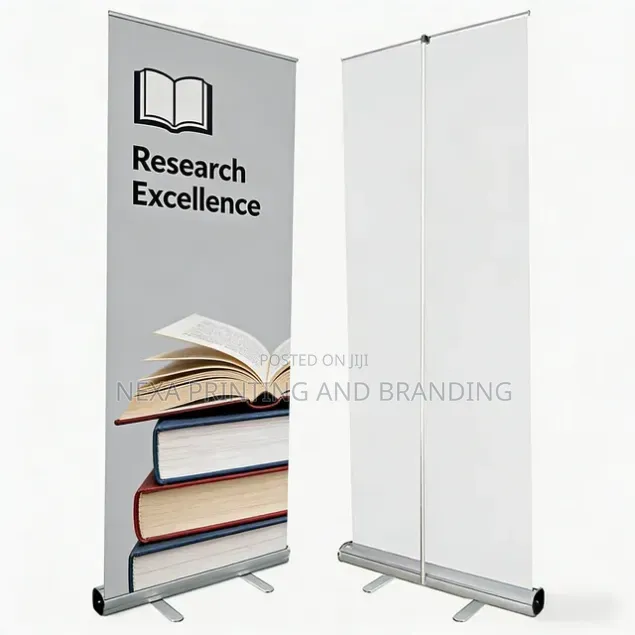 Printing of Narrow Base Roll Up Banners