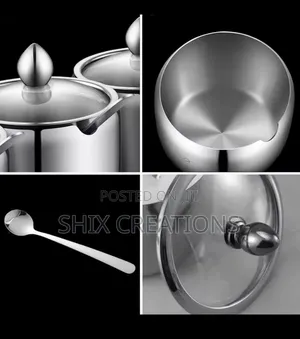 Stainless Steel Sturdy Sugar Dish,sugar Storage