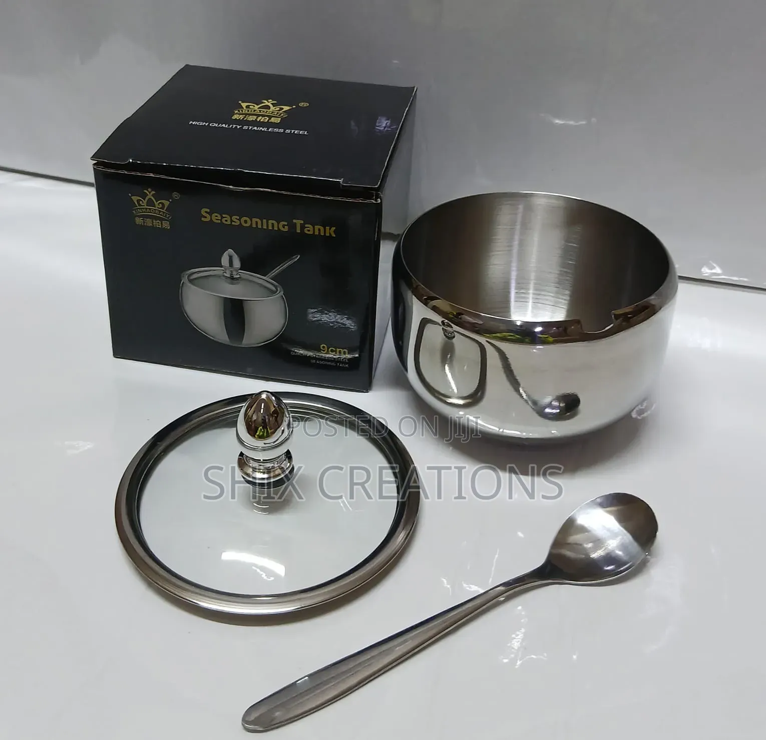 Stainless Steel Sturdy Sugar Dish,sugar Storage
