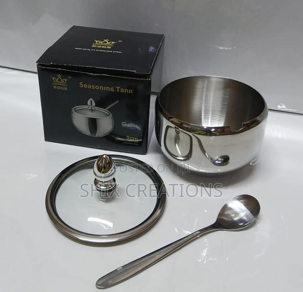 Stainless Steel Sturdy Sugar Dish,sugar Storage - thumbnail 3