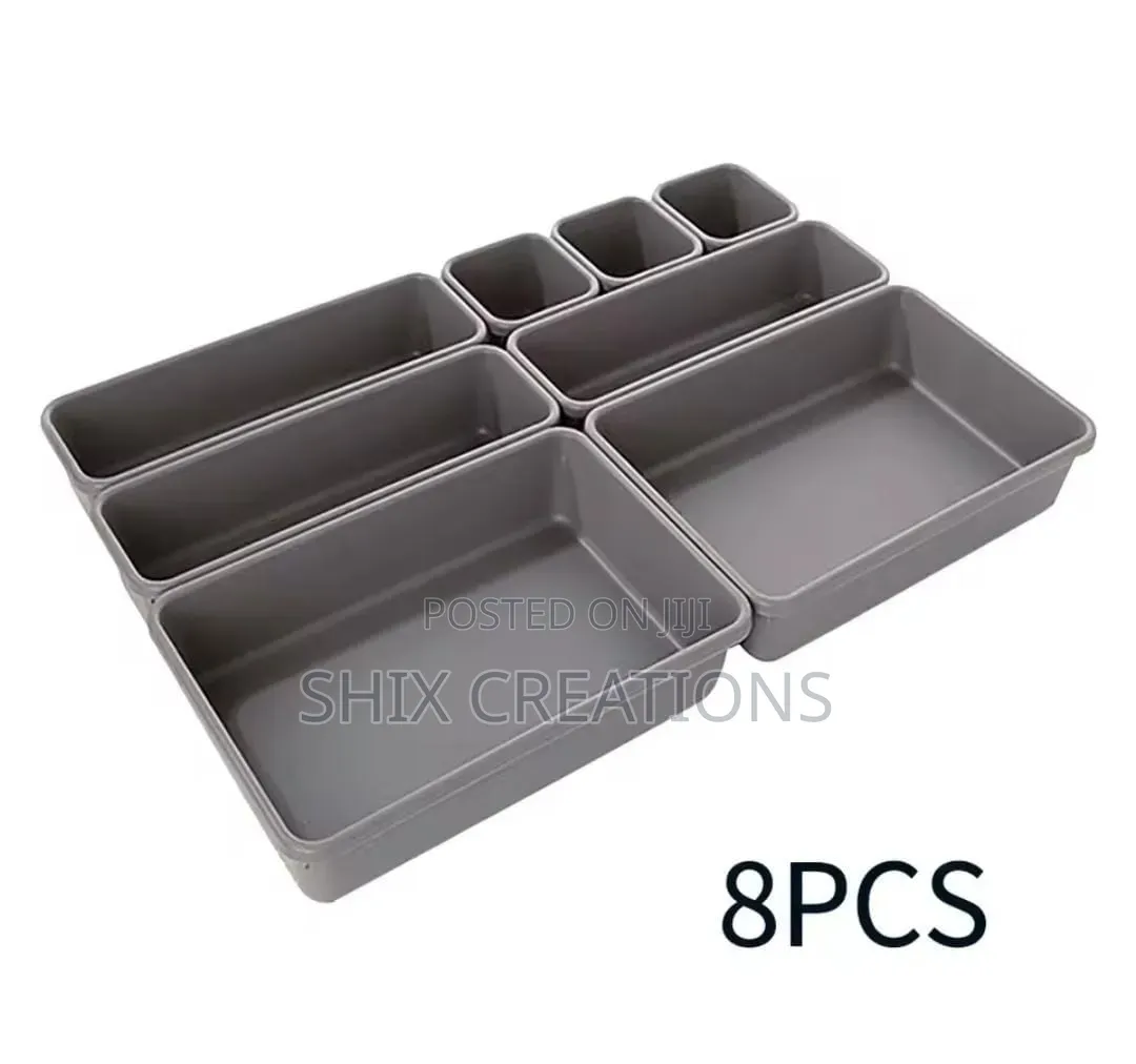 Multipurpose 8pcs Adjustable Cutlery Drawer Organizer ,