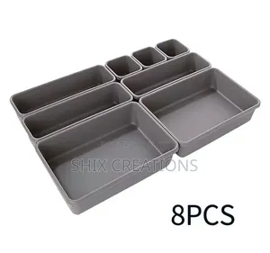 Multipurpose 8pcs Adjustable Cutlery Drawer Organizer ,