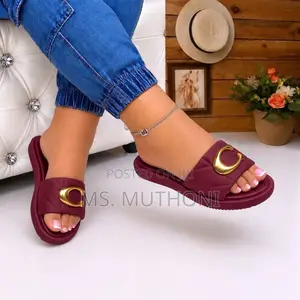 Coach Quilted Slide/ Sandals Size 37-42