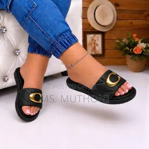 Coach Quilted Slide/ Sandals Size 37-42