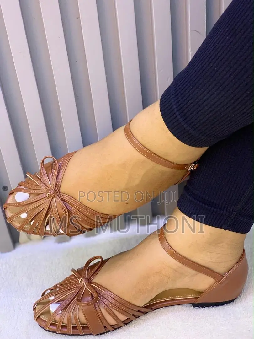 Chic, Low-Heel Strappy Cage Sandals :37-41
