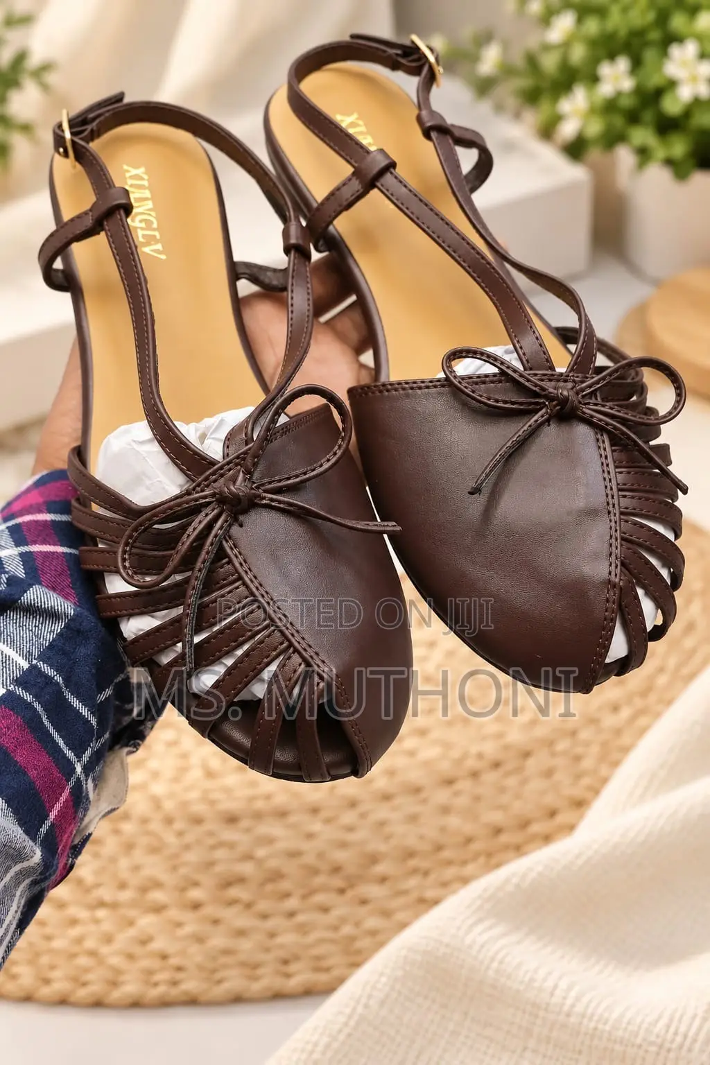 Cutout Closed-Toe Huarache Gladiator Sandals :37-42