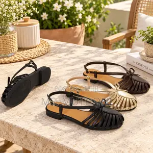 Cutout Closed-Toe Huarache Gladiator Sandals :37-42