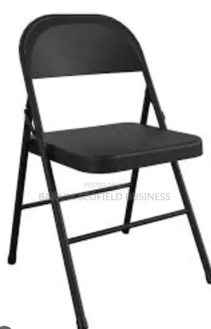 Office Supply Padded PU Leather Folding Chair With Metal