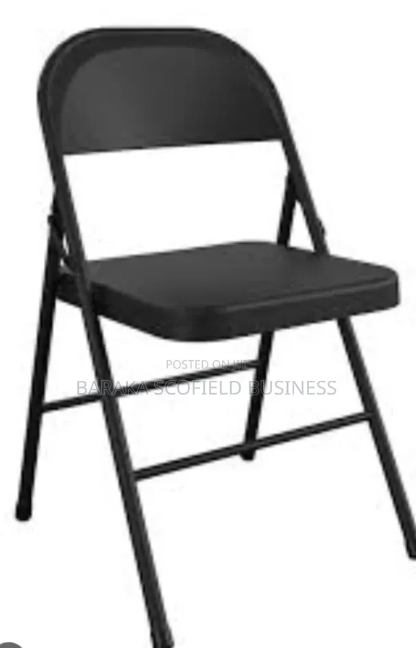 Office Supply Padded PU Leather Folding Chair With Metal