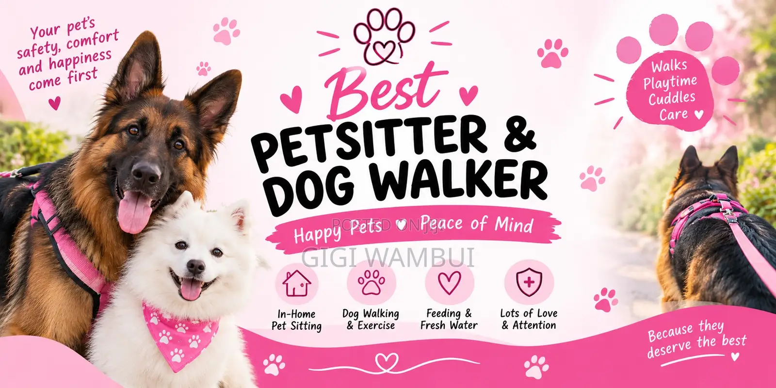Pet Sitter and Dog Walker