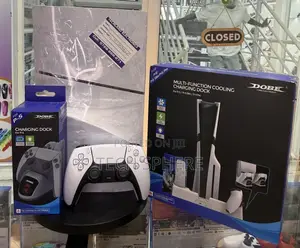 Pre Owned PS5 Slim Disc + Multi Functional Cooling and Charging Dock
