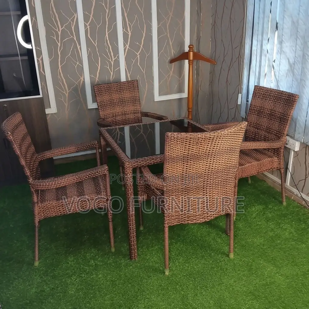 Rattan Set; 4-Seater Rattan Set