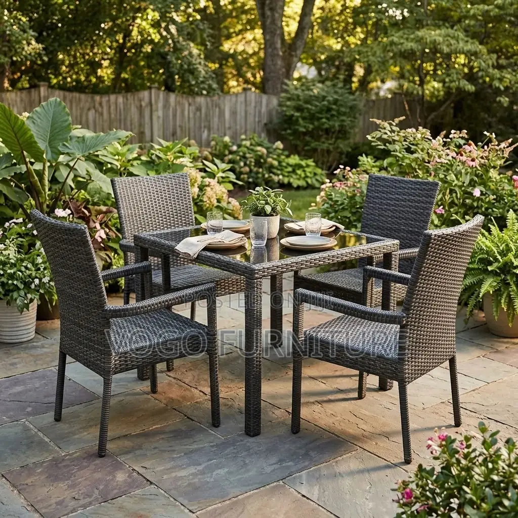 Rattan Set; 4-Seater Rattan Set
