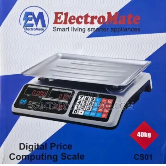 40kgs Electromate Digital Computing Weighting Scale