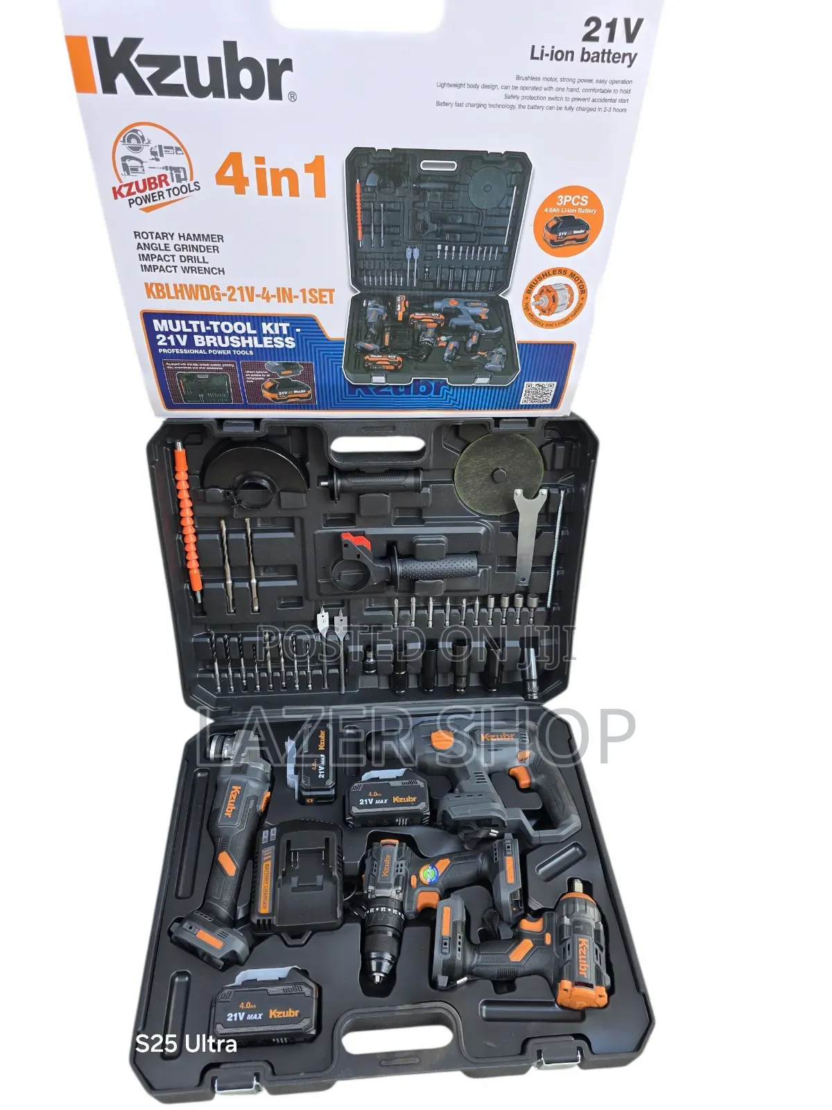 4 in 1 Cordless Combo Set Kzubr