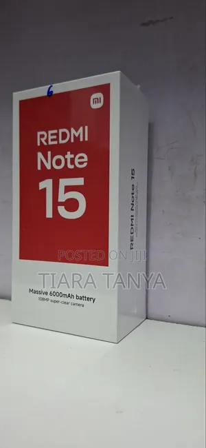 New Xiaomi Redmi Note 15 128 GB Black