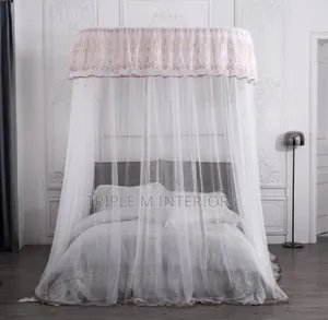 6x6 Complete 2 Rail Stand Mosquito Net - Full Frame Included