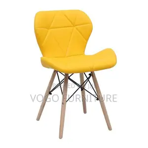 Eames Chair; Leather Padded Eames Chair