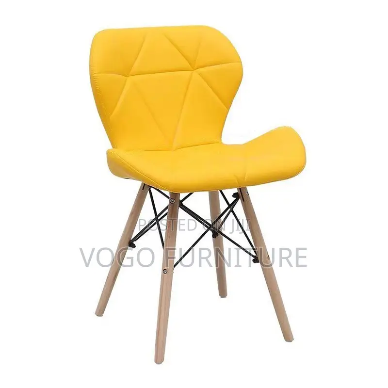 Eames Chair; Leather Padded Eames Chair