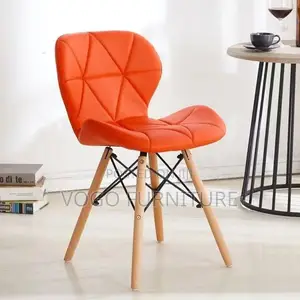 Eames Chair; Leather Padded Eames Chair
