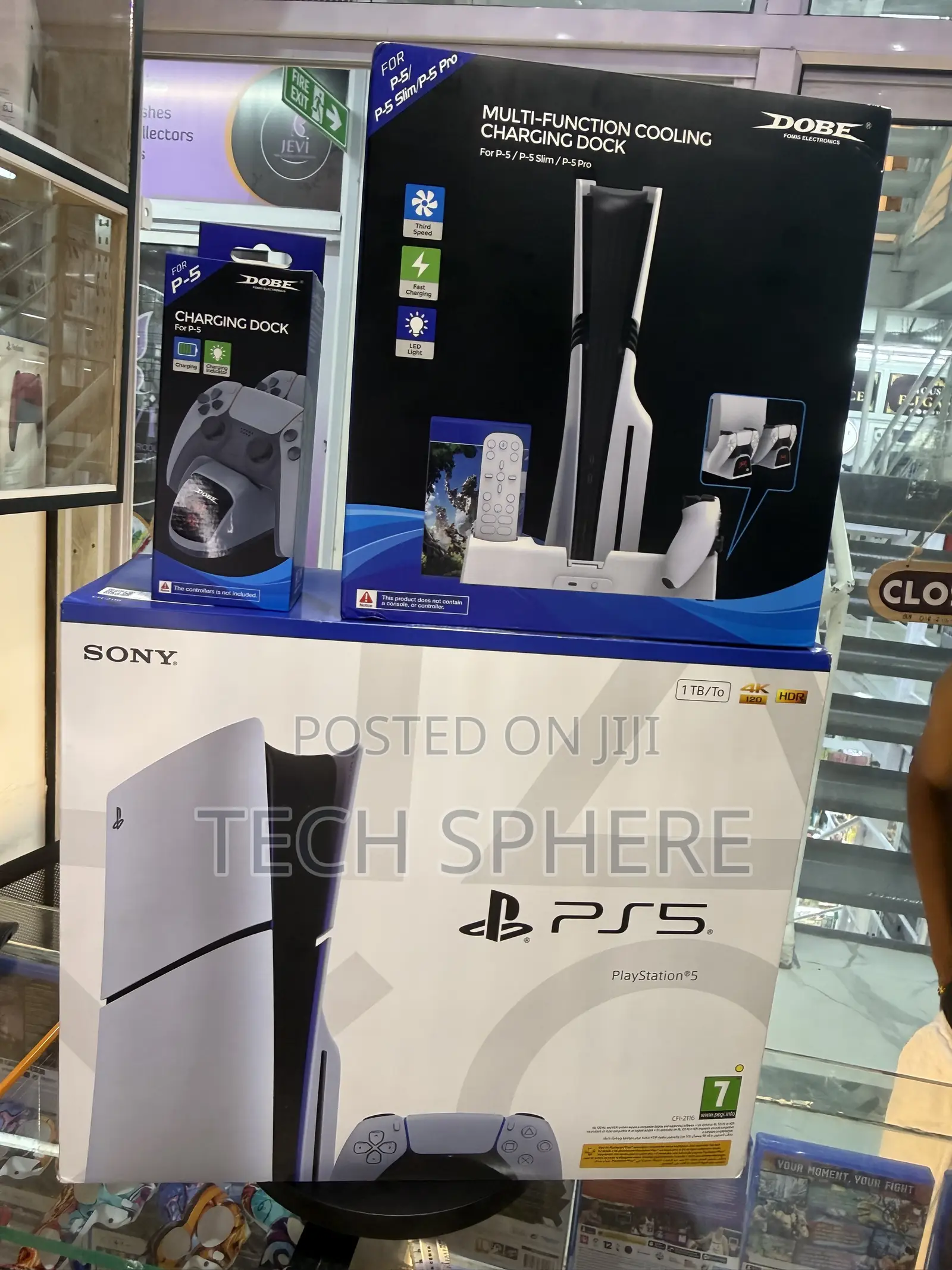 Brand New PS5 Slim Disc+ Multi Functional Cooling Charging Dock