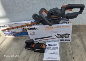 Kzubr Lithium Cordless Hedge Trimmer 2 Batteries and Charger