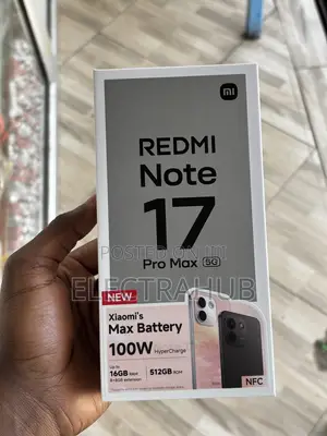 New Xiaomi Redmi Note 17 Pro Max 512 GB Black