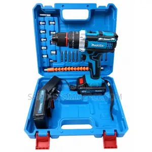 Makita 48V Li-Ion Cordless Drill Driver Kit With 2 Batteries, Charger,