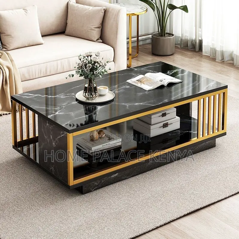 Coffee Table; Modern Rectangular Coffee Table for Sofa and Lounge
