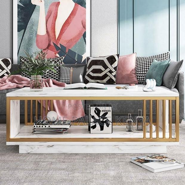 Coffee Table; Modern Rectangular Coffee Table for Sofa and Lounge - thumbnail 12