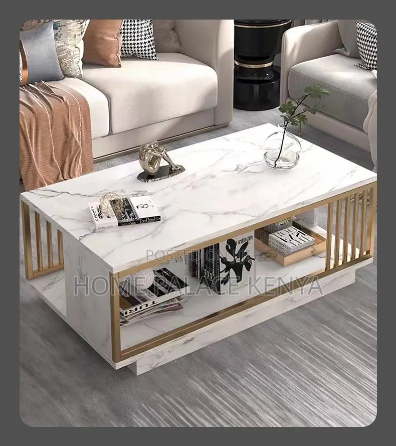 Coffee Table; Modern Rectangular Coffee Table for Sofa and Lounge
