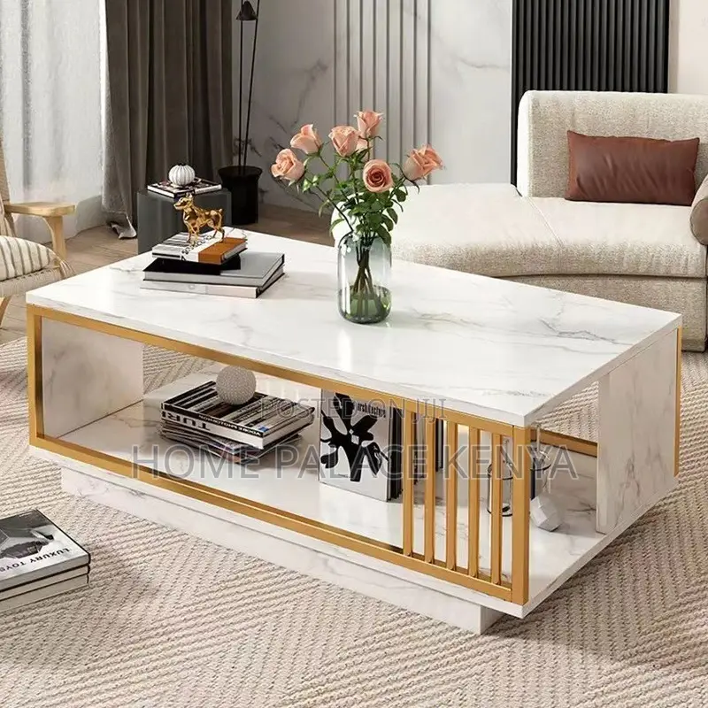 Coffee Table; Modern Rectangular Coffee Table for Sofa and Lounge