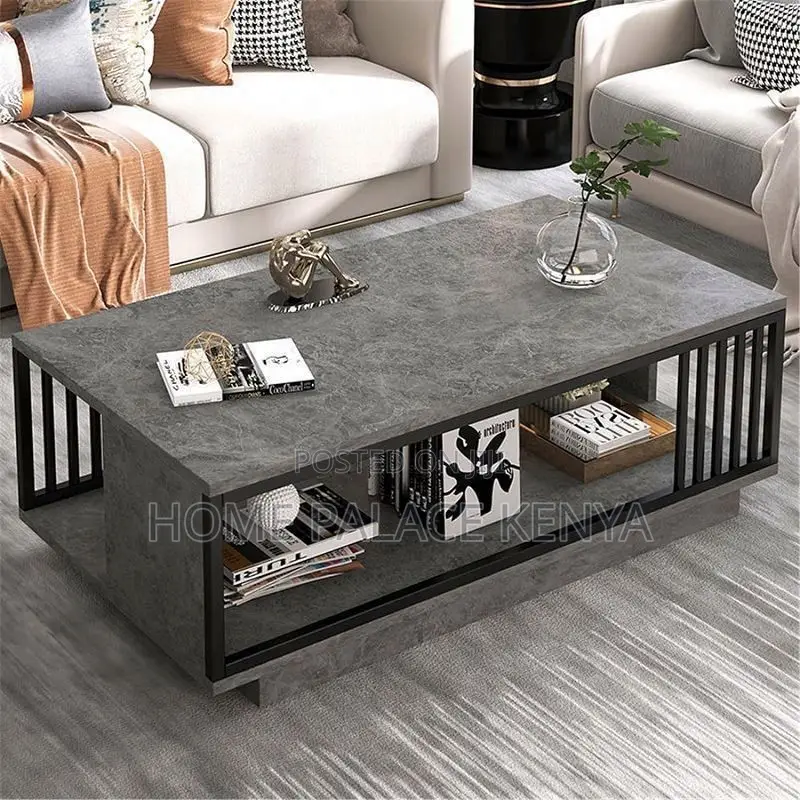 Coffee Table; Modern Rectangular Coffee Table for Sofa and Lounge