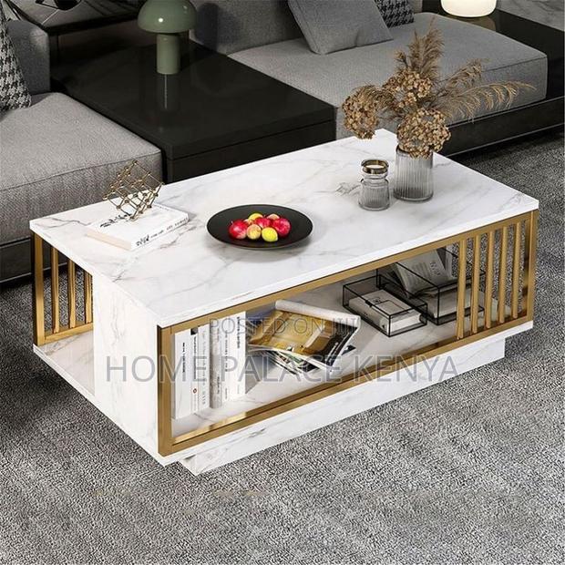 Coffee Table; Modern Rectangular Coffee Table for Sofa and Lounge - thumbnail 10