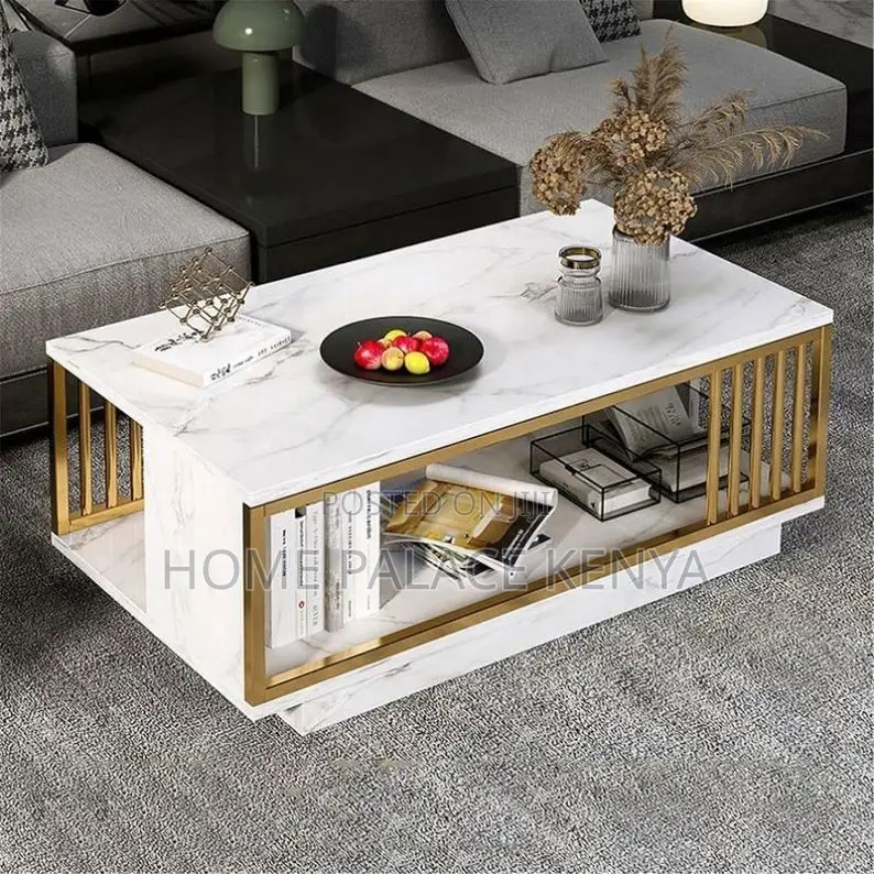 Coffee Table; Modern Rectangular Coffee Table for Sofa and Lounge
