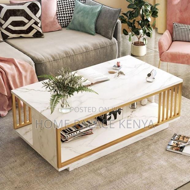 Coffee Table; Modern Rectangular Coffee Table for Sofa and Lounge - thumbnail 9