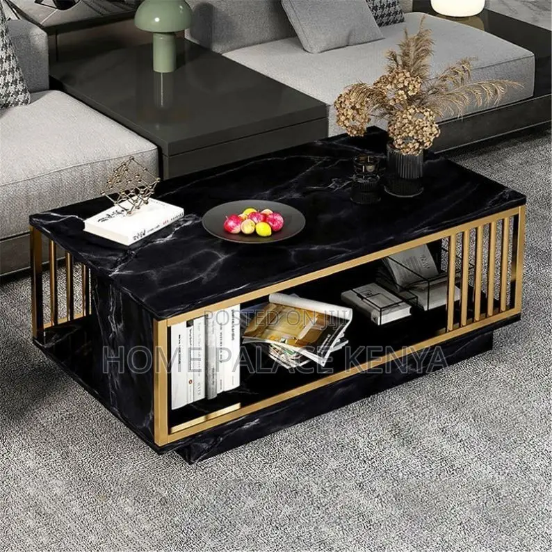 Coffee Table; Modern Rectangular Coffee Table for Sofa and Lounge