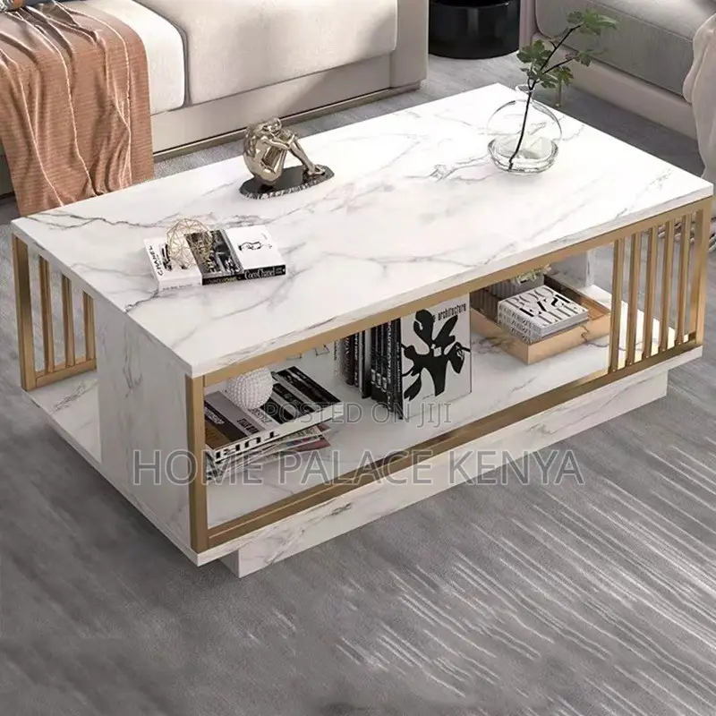 Coffee Table; Modern Rectangular Coffee Table for Sofa and Lounge