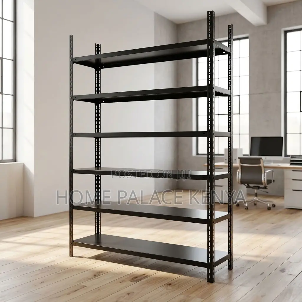 Storage Rack; 2.3M by 1.4M Heavy Duty 6-Tier Metallic Rack